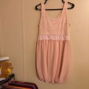 Vintage Y2K Delia’s Lace Overlay Pinafore Dress